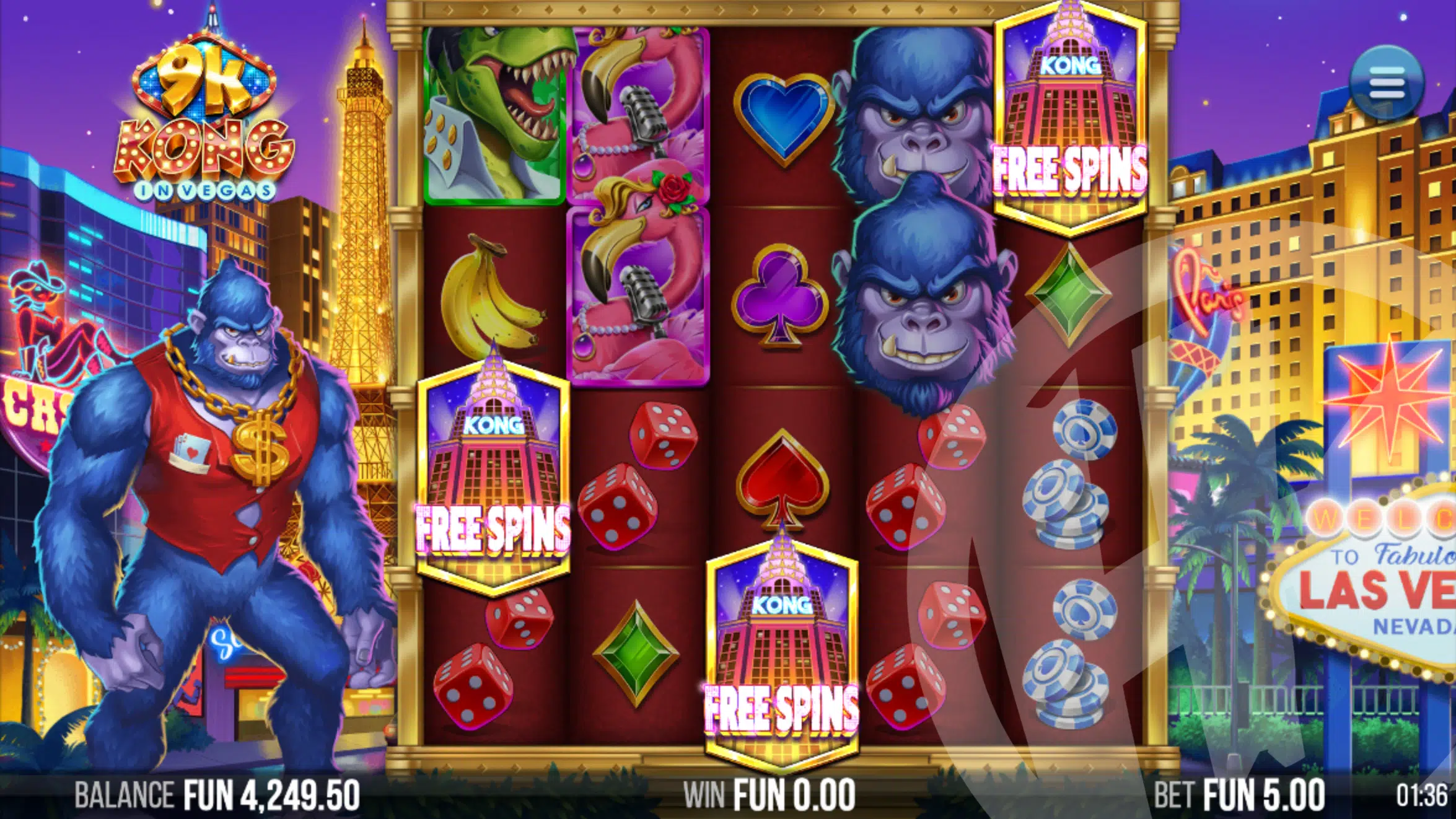 9k Kong in Vegas Slot Review pic 16